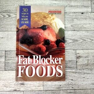 Fat Blocker Foods Prevention Cookbook Booklet 1990s Recipes Wellness-core
